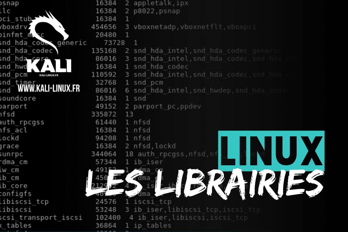 Linux Les Librairies Kali Linux Fr